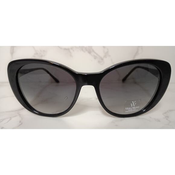 VERA WANG "Cynosure" Womens Black/Crystal Sunglasses - NEW - Picture 2 of 6
